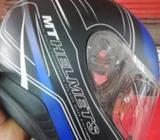 MT Thunder 3 SV Trace Matte Black / Blue helmet