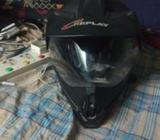 helmet matt black color