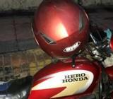 very good condition and metal helmet with sunglasses