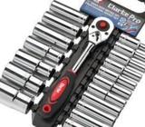 Clarke PRO390 19 Piece ½ Deep Drive 6 Point Metric Socket Set