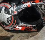 Helmet ktm auto green