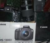 Canon 1300d with zoom lanes 75-300