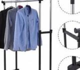 Double Pole Telescopic Clothes Rail