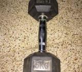 Hex Rubber Dumbbell 5kg