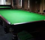 Snooker and pool table