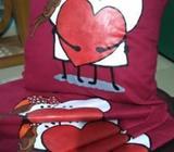 Hand painted cushion cover
