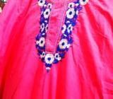 Pure cotton Big size Misty colour Hand work Magci