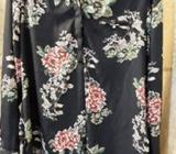 Green floral shirt