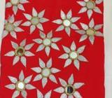 লিলেনের ওপর আয়নার কাজ করা ওয়ান পিà¦