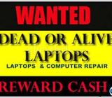 Wanted laptop dead or alive