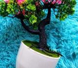 Artificial flower pot bonsai