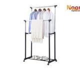 Double Pole Drying Hanging Rack (আলনা