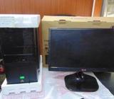 নতুন LG 19 Led 500GB+4GB Core 2 Dou warranty