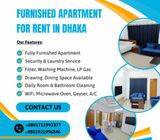 Furnished 2-Bedroom Serviced Apartment Rent-Bashundhara R/A