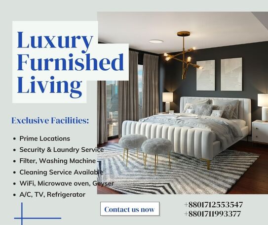Premium Living in Baridhara Fully Furnished Two-Bedroom Apartment for Rent
