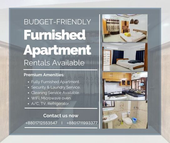 Move-In Ready! 2-Bedroom Furnished Apartment for Rent in Bashundhara