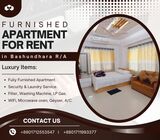 4BHK Fully Furnished Serviced Apartment for Rent – Bashundhara R/A, Dhaka