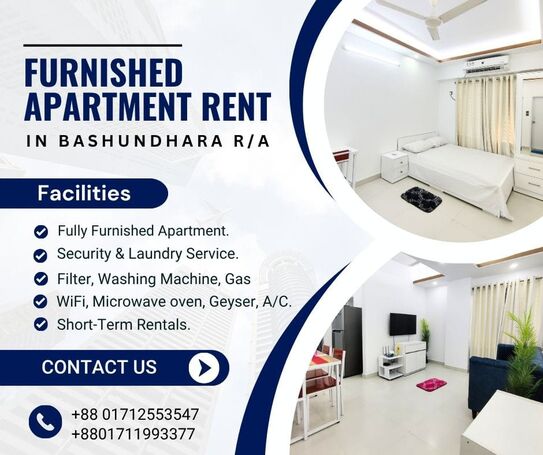 Contemporary Comfort Awaits – Premium 2-Room Apartment in Bashundhara R/A