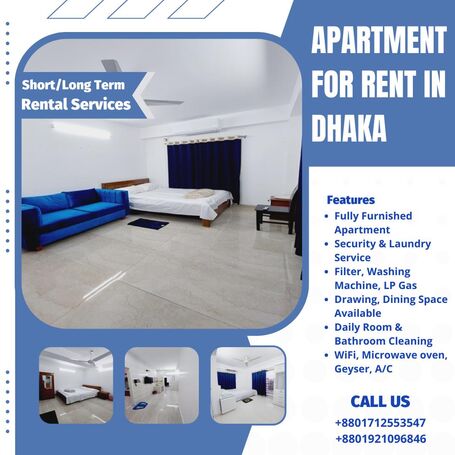 Stylish Serenity – Ready-to-Live 2-Room Apartment in Bashundhara