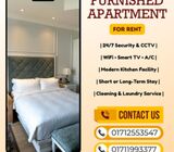 Cozy & Fully Furnished 2-Room Apartment for Rent – Bashundhara R/A